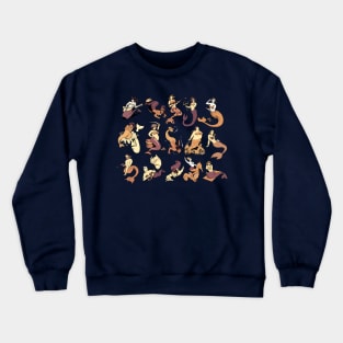 Mermaid Pin-ups (Alternate) Crewneck Sweatshirt